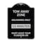 Signmission Tow Away Zone Deliveries 15 Minutes Must Leave Your Flashers On Alum Sign, 24" x 18", BS-1824-22803 A-DES-BS-1824-22803 - alternate 1
